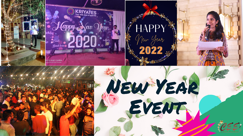 Event Plan for New Year Party Event by Chennai Male Emcee Thamizharasan Karunakaran