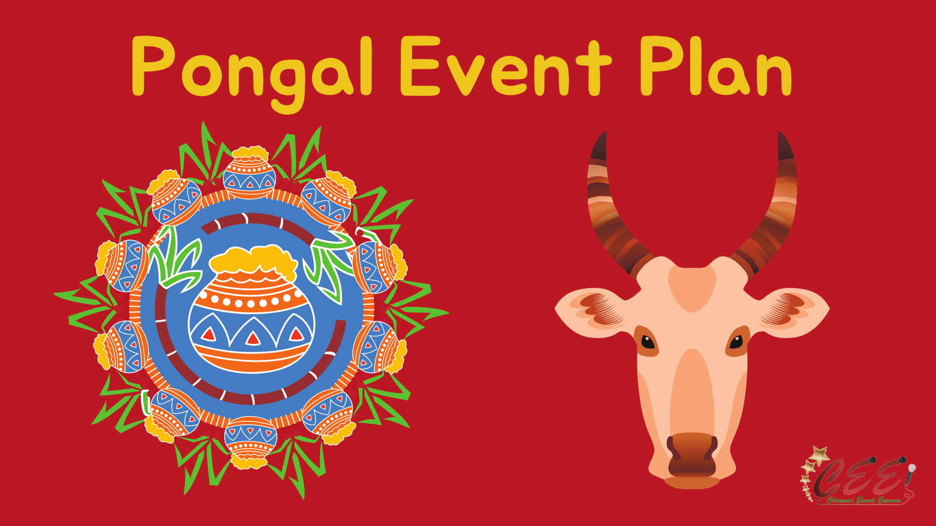 Event Plan for Pongal Event by Chennai Male Emcee Thamizharasan Karunakaran