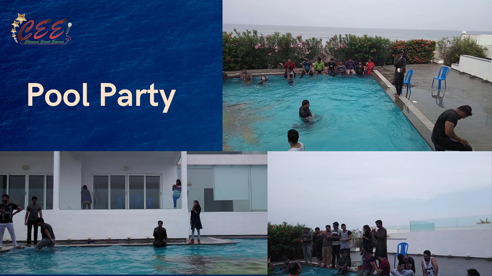 Event Plan for Pool Party by Chennai Male Emcee Thamizharasan Karunakaran