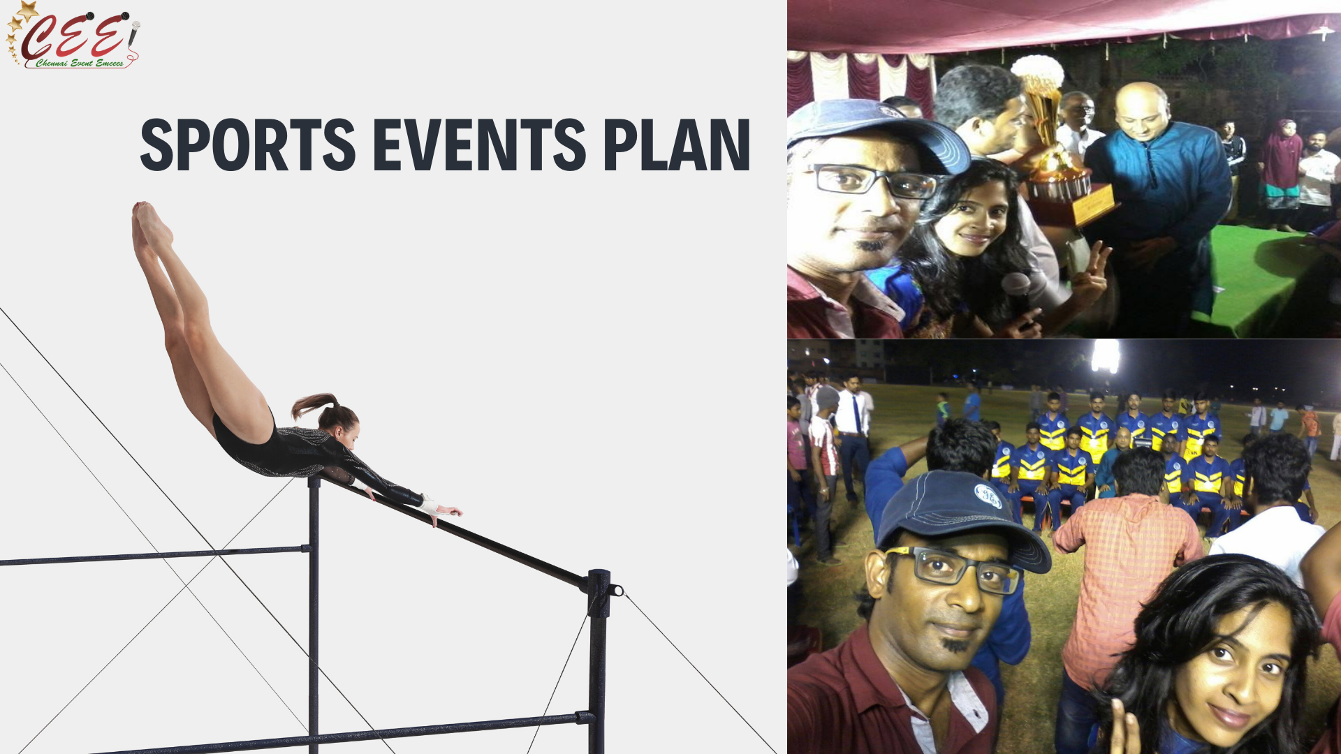 Event Plan for Sports Event by Chennai Male Emcee Thamizharasan Karunakaran