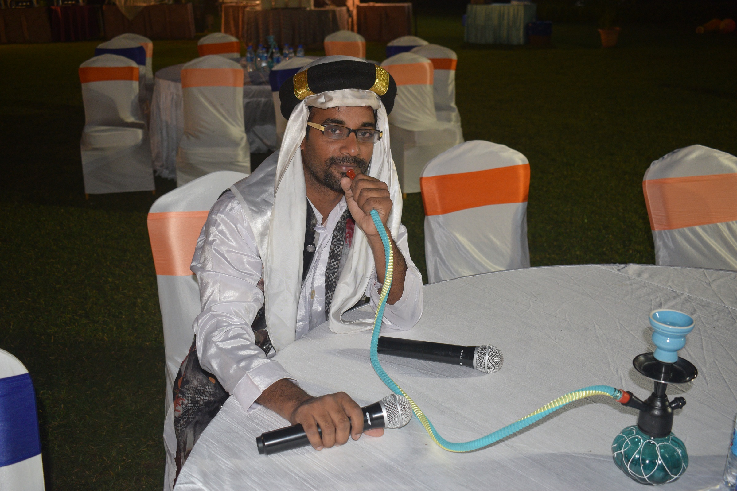 MC Thamizharasan Arab Theme Wedding Sangeet Event at Radisson Blu Resort Temple Bay