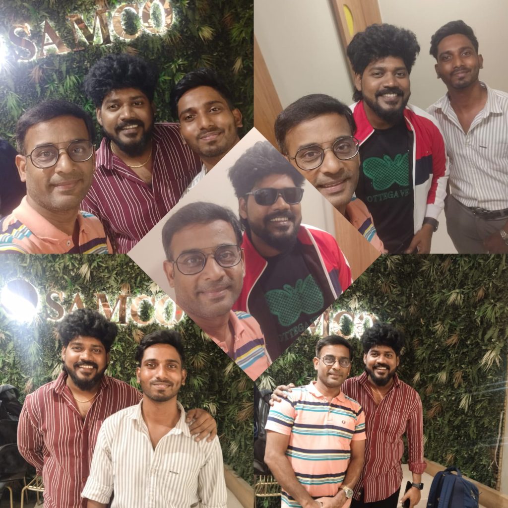 Vijay TV Mimicry Artist KPY Raja with Chennai Event Emcees Thamizharasan Vignesh