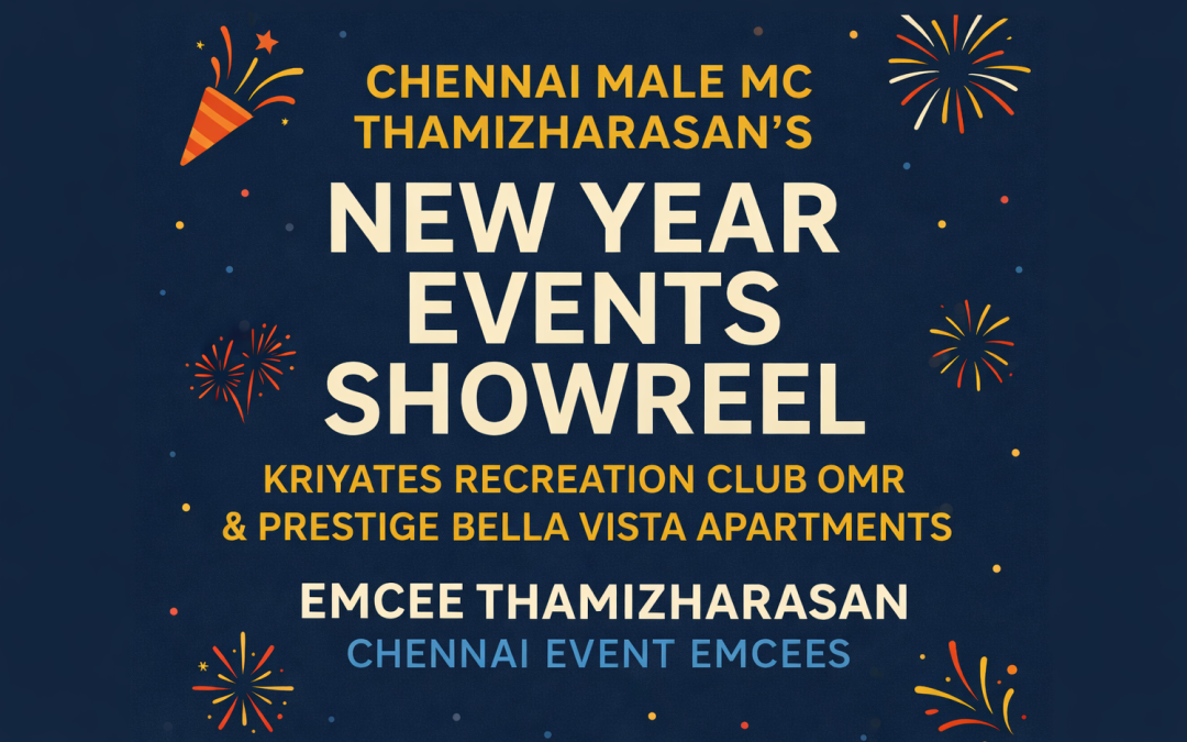 Chennai Male Anchor Thamizharasan Karunakaran New Year Events Show Reel