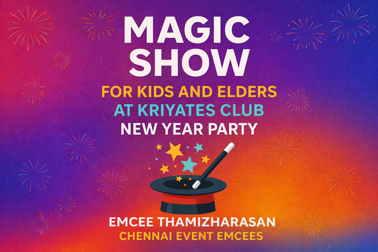 Family-Friendly Magic Show at New Year Event