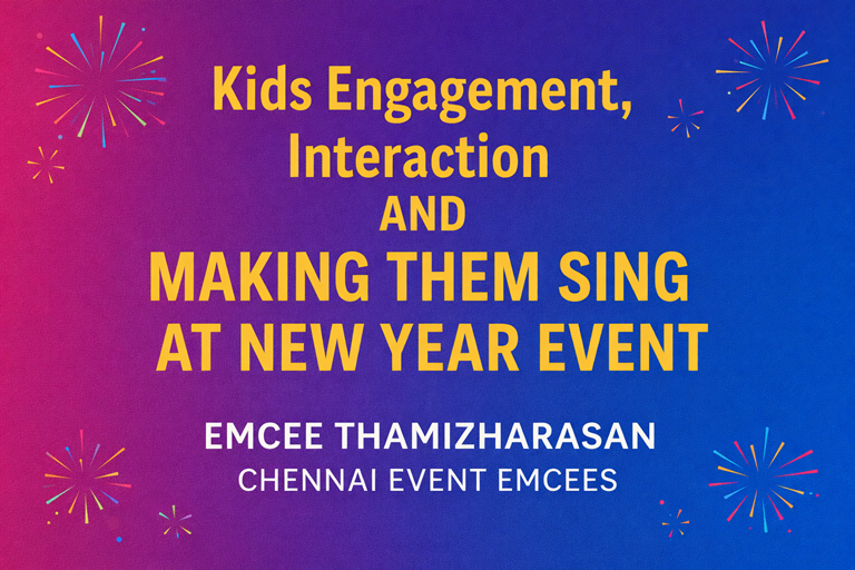 Kids Engagement at New Year Event in Apartments