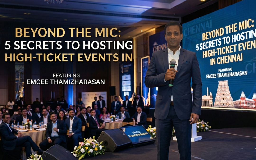 Beyond the Mic: Why I’m the Preferred Corporate Event Emcee in Chennai for 2026